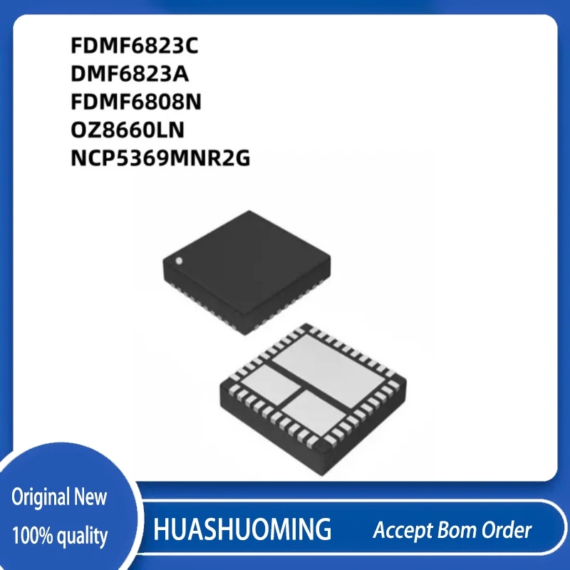 10 Pçs/lote Novo FDMF6808N FDMF6823A FDMF6823C OZ8660LN OZ8660 NCP5369MNR2G NCP5369 QFN-40