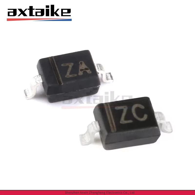 

100PCS CESD12VD3 ZC CESD5V0D3 ZA CESD3V3D3 YU SOD-323 12V 5V 3V3 3.3V SMD Uni-direction ESD Protection Diode