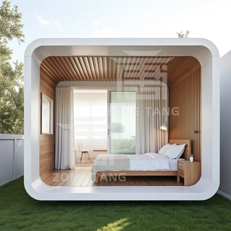 Вагон-ресторан Космический капсульный домик Маленькие двойные широкие мобильные домики Тканевый дом Изоляция Сборный дом Цены Обеденные автомобили