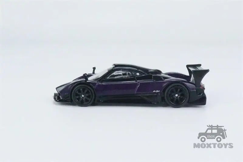 Tarmac Works 1:64 Pagani Zonda R Viola PSO Diecast Model Car