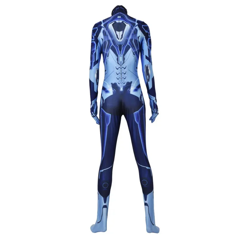 Female Adults Kids Halo Cortana Cosplay Costume Woman Girls Zentai Bodysuit Halloween Party Jumpsuit