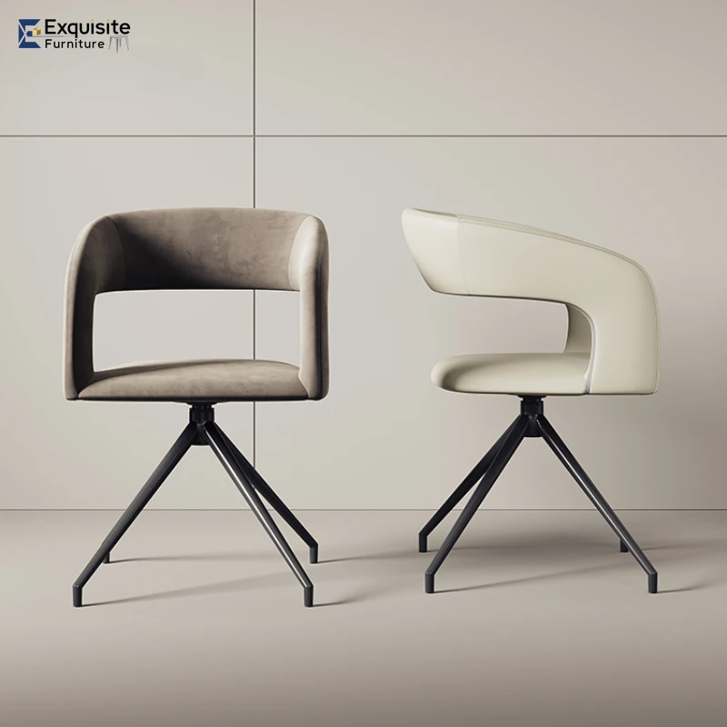 Computer Vanity Accent Dining Chairs Relaxing Auxiliary Comfortable Dining Chairs Lightweight Silla Comedor Home Furniture