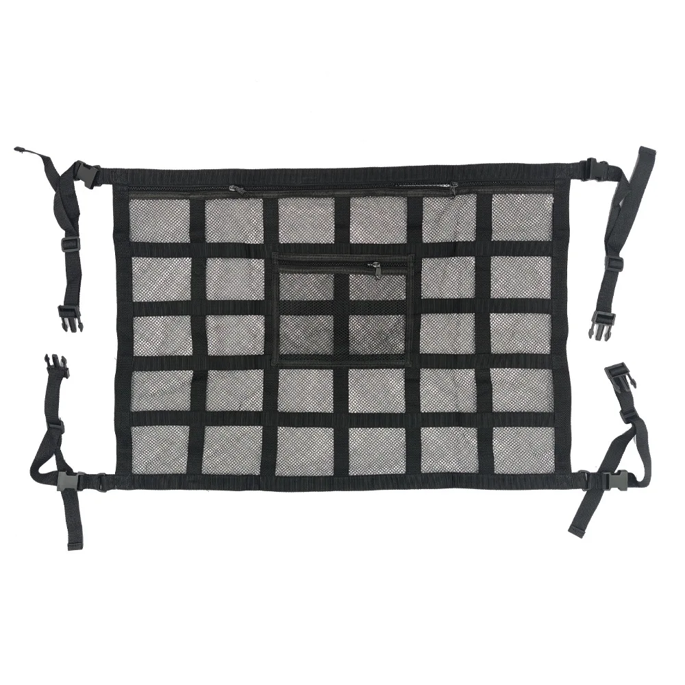 Car Ceiling Cargo Net Storage Net For Car Large Car Ceiling Cargo Net Pocket Mesh Car Roof Organizer For SUV Long Trip Camping image 6