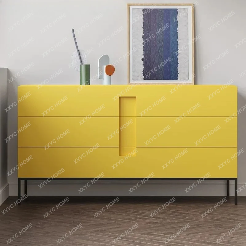 Internet celebrity paint chest modern simple bedroom creative personality large capacity locker