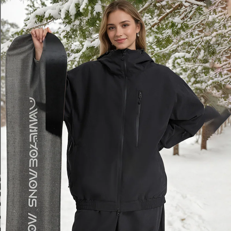 

Windproof Waterproof Winter Loose Warm New Ski Jacket Woman Man Outdoor Snowboard Sports Breathable Snow Wear Skiing Clothes