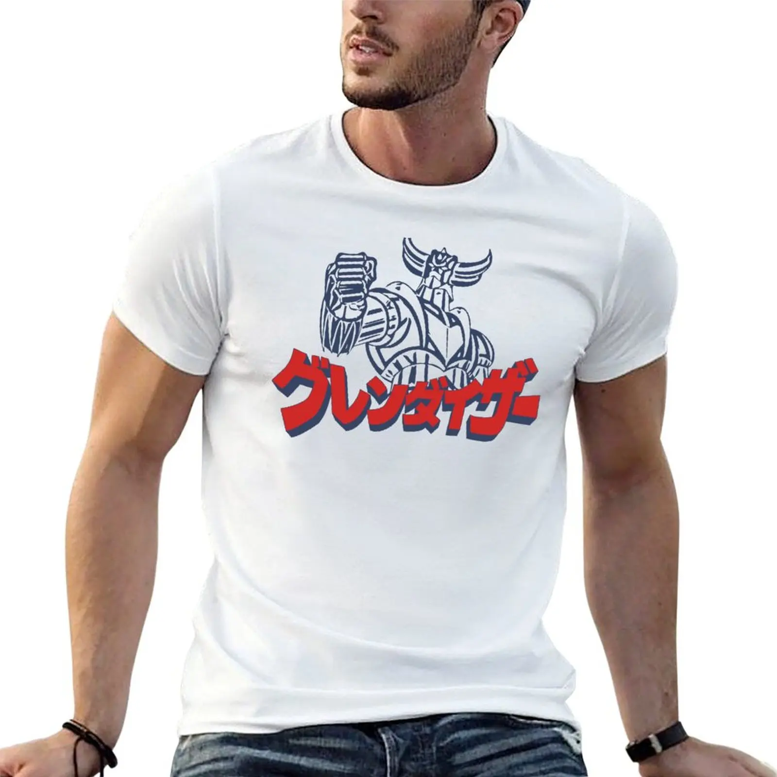 Grendizer T-Shirt anime figures customs design your own mens graphic t-shirts hip hop