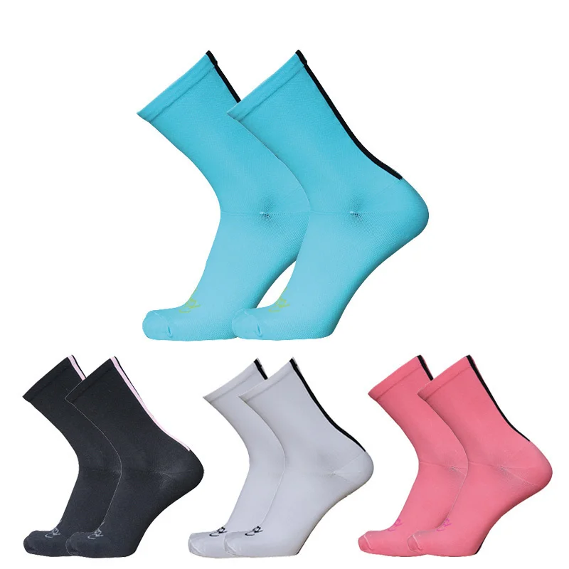 2023 Stripes Socks Outdoor Cycling Cycling Back Sports Men Women Socks Pro Competitions Racing Mountain Bike Sock Calcetines Cic