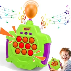 Kids Games Toys, Handheld Sensory Game with Balloons, Quick Push Game Console, Bubble Stress Pop Light Up Game