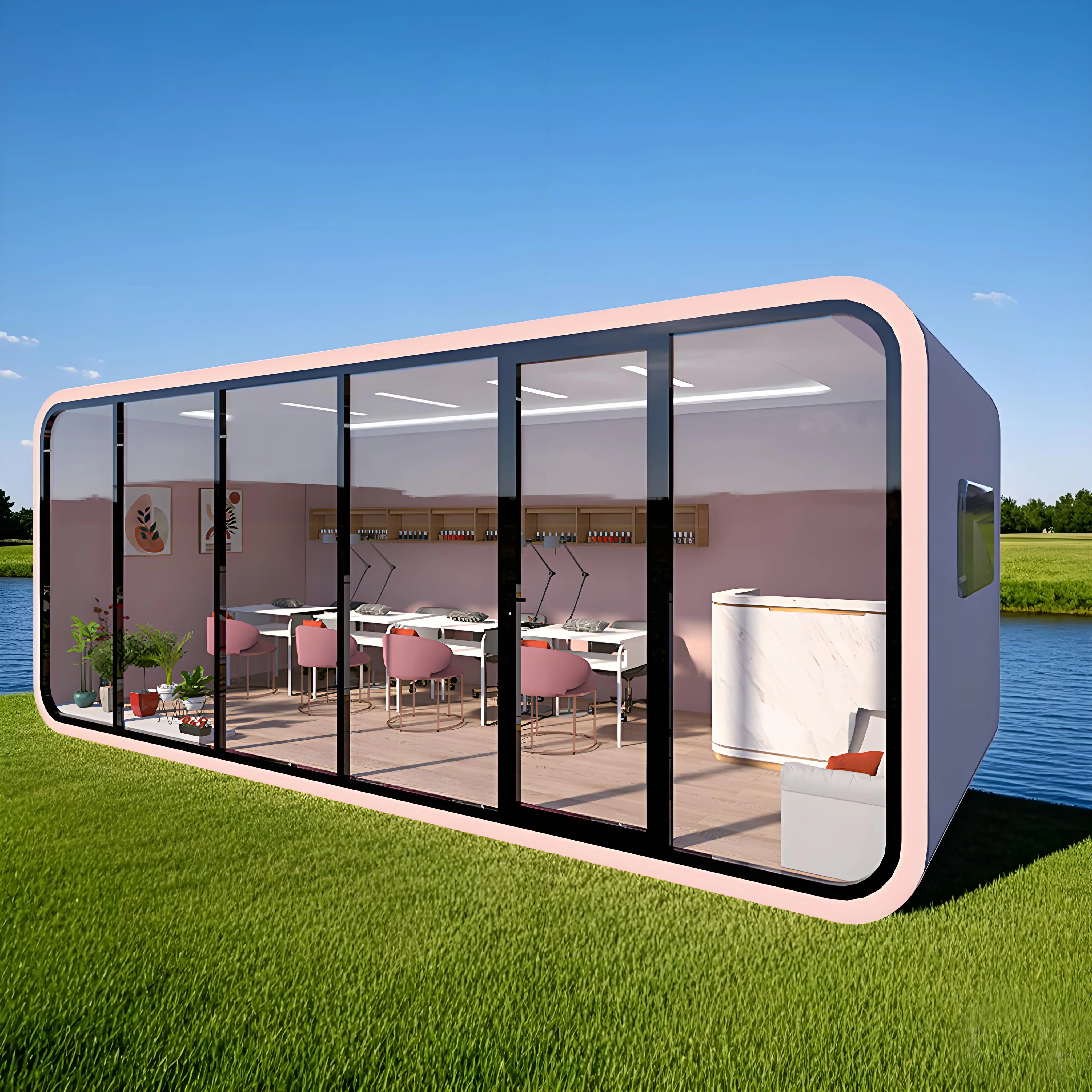 Best Sales Mobile Capsule House Apple Cabin Home Resorts Accommodation Apple Cabin 20ft 40ft Multipurpose Capsule Apple Cabin