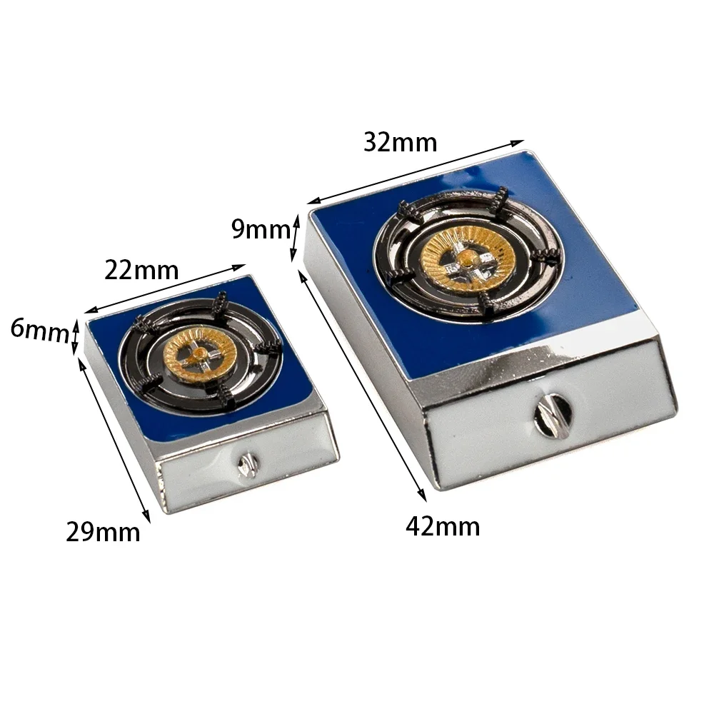 1/12 دمية مصغرة سبيكة موقد أدوات المطبخ الصغيرة لعبة ل بيت الدمية اكسسوارات الديكور ob11 bjd #2