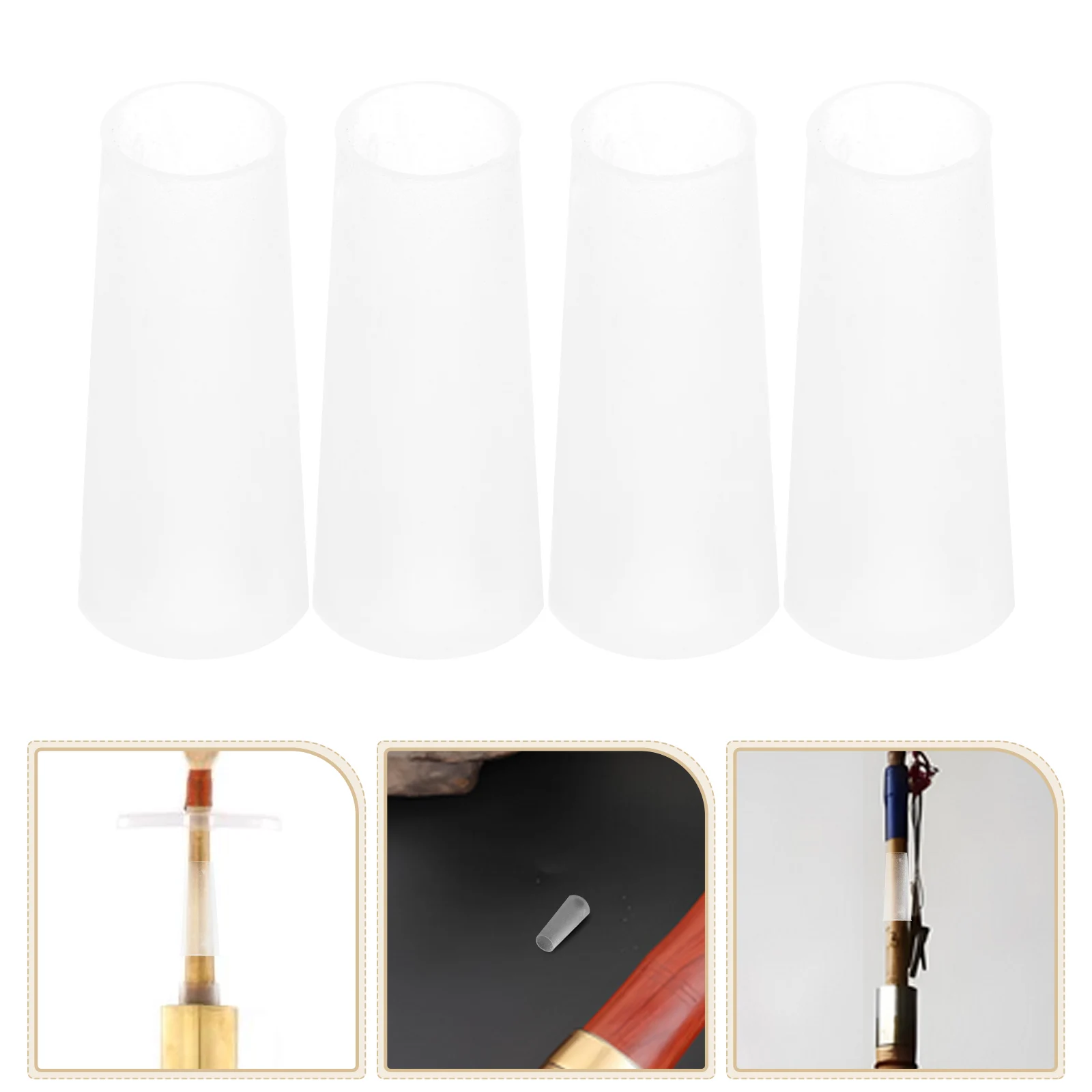 

Suona Core Set Musical Instrument Supply Transparent Rubber Sleeve for Repairing