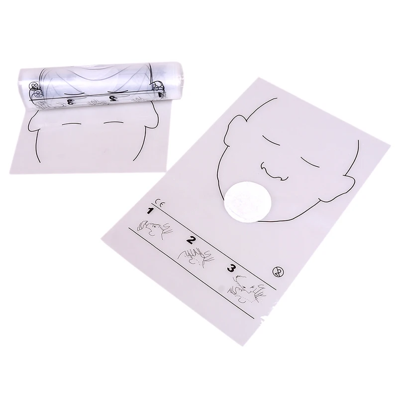 30 قطعة/لفة قناع التنفس المحمول المتاح CPR التدريب الإسعافات الأولية قناع الإنعاش CPR الوجه درع لفة مجموعة الإنقاذ أداة