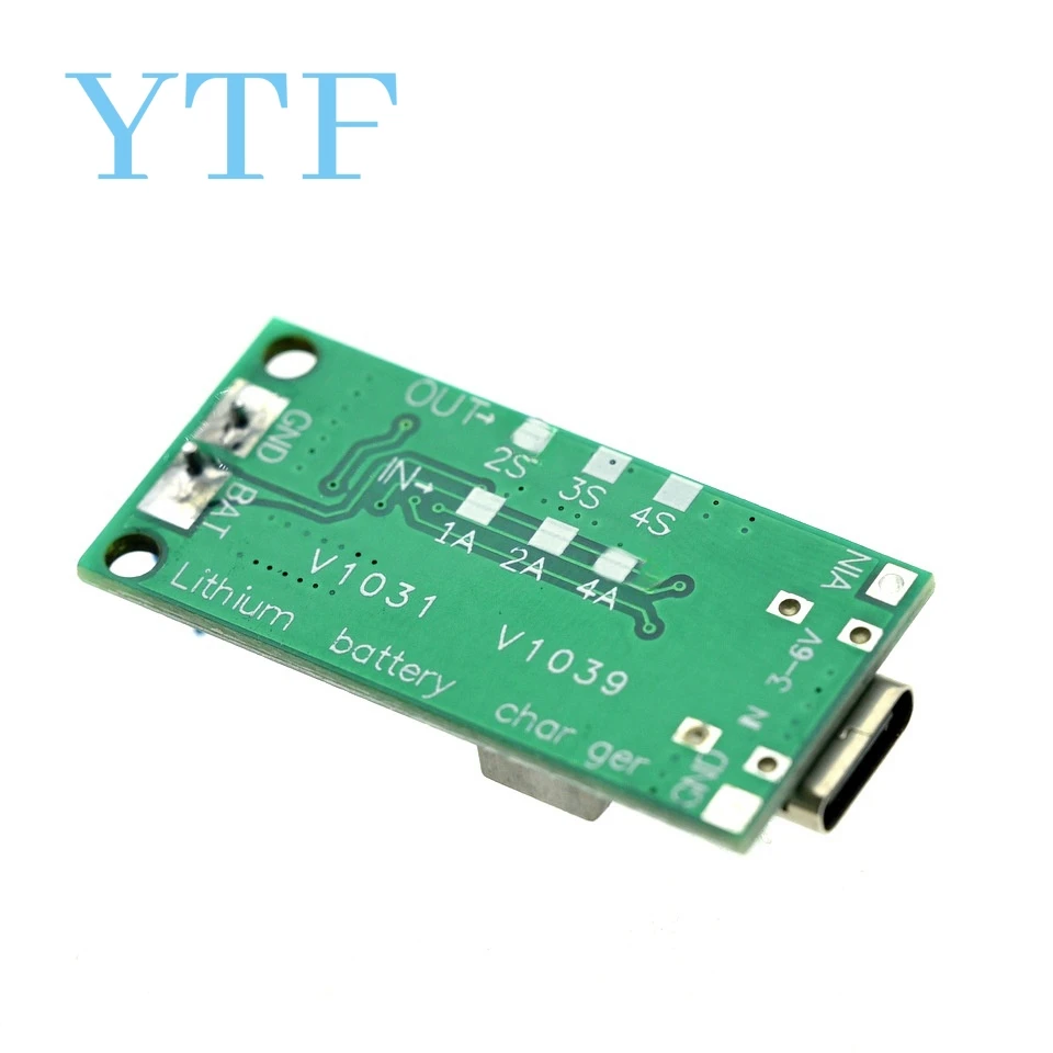 2 String 3 String 4 String Lithium-ion Batterie Chargeur Batterie Protection Conseil TypeC USB Boost Charging Board DC3-5V