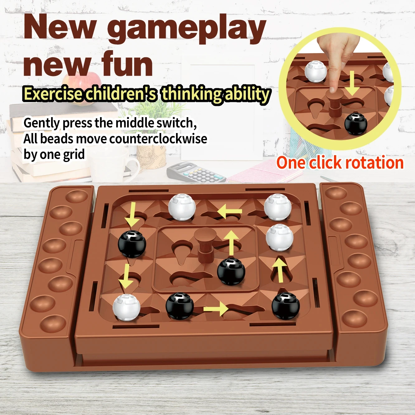 Montessori Flip Chess Othello  - Board Game Flip 7 评论和价格