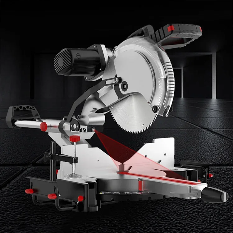 12 Inch Electric Circular Saw  Multifunctional 45 Degree Cutting Aluminum Machine  Wood Saw Machines With Power Miter