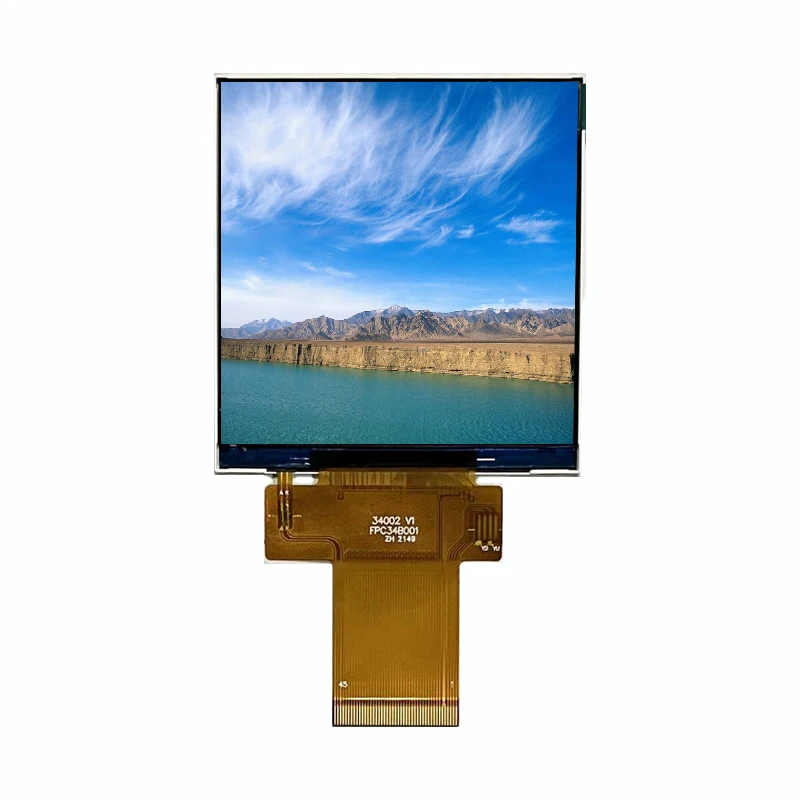 

3.4 inch 480*480, ST7701S SPI/RGB interface, Full viewing angle IPS, Super high brightness, Outdoor sunlight readable Square LCD