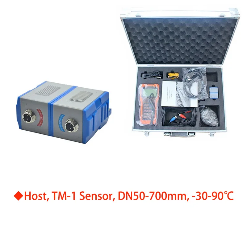 Handheld Ultrasone Flowmeter TUF-2000H Draagbare Clamp-on Ultrasone Waterstroommeter IP68 Digitale Vloeistof Pijpleiding Sensor