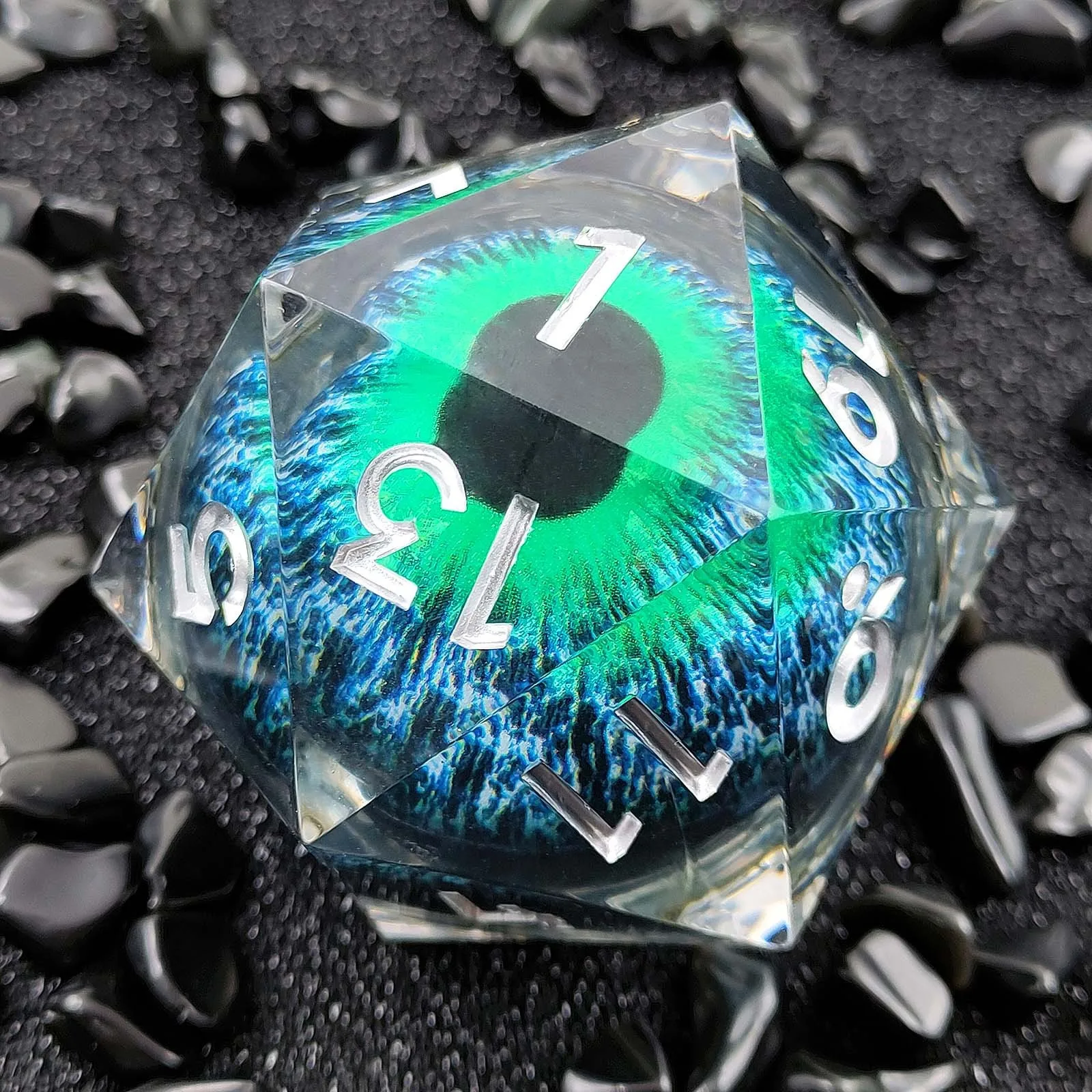 

Emit Light 55 мм D20 Jumbo Bulk Eyes DND Dice Sharp для ролевых игр Dungeons and Dragons Ролевые игры Многогранник Настольная игра Реквизит Игрушки
