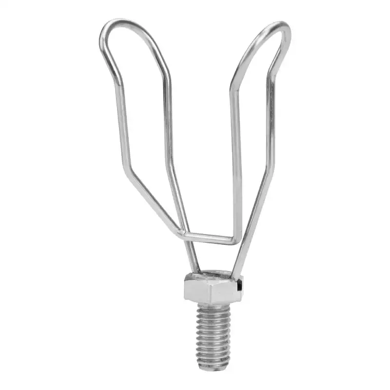 Accessoires d'escalade sur roche et glace en extérieur, Clip de poteau Pioneer en acier inoxydable, Outil multifonctionnel pour ligne ouverte, Fixation rapide pour échelle d'escalade