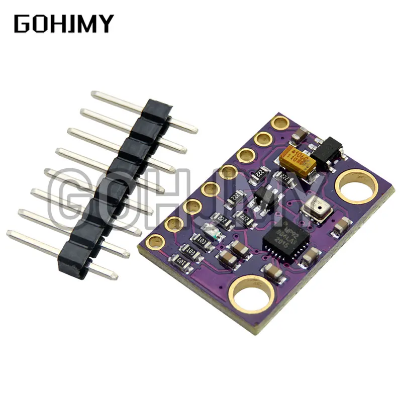 MPU-9250 MPU9250 BMP280 SPI IIC/I2C 10DOF Acceleration Gyroscope Compass 9-Axis Sensor Board Module GY-91 3-5V