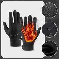 Running Gloves Touchscreen Anti-Slip Gloves Lightweight Sports Gloves Warm Windproof Winter Glove Liner for Men and Women