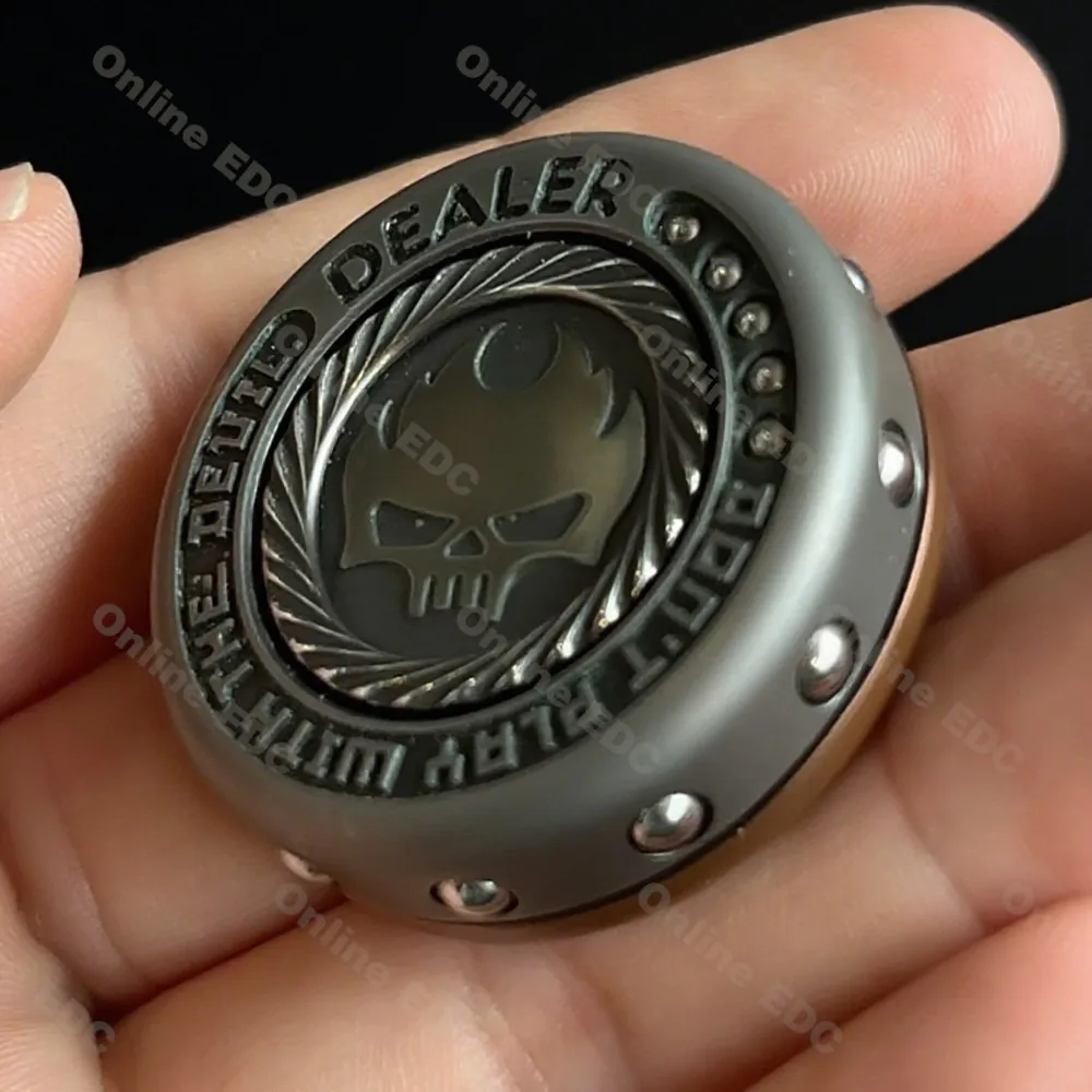 ألعاب EDC مستعملة LAUTIE Mini Copper Fidget Spinner خارج الطباعة ألعاب متململة للكبار ألعاب القلق
