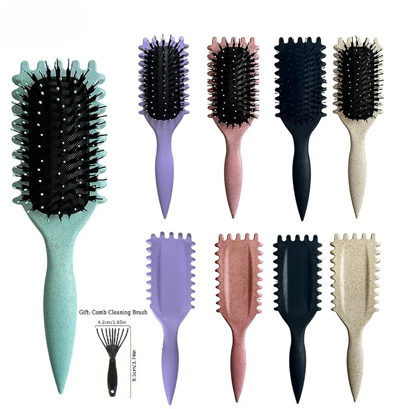 Curl Define Styling Brush brosse cheveux femme Detangling Hair Brush Tangled Hair Comb Shaping Defining Curl Barber Styling Tool