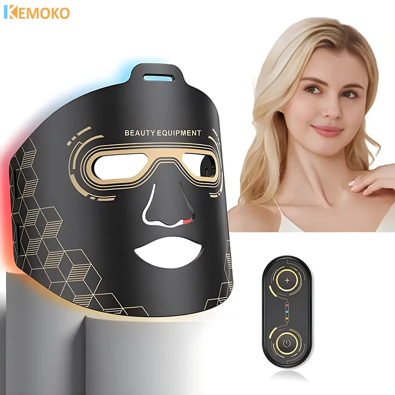 

LED Photon Beauty Mask 4 Colors Skin Rejuvenation Brighten Skin Promote Absorption LED Mask Face Lifting Beauty Mask Repair Skin