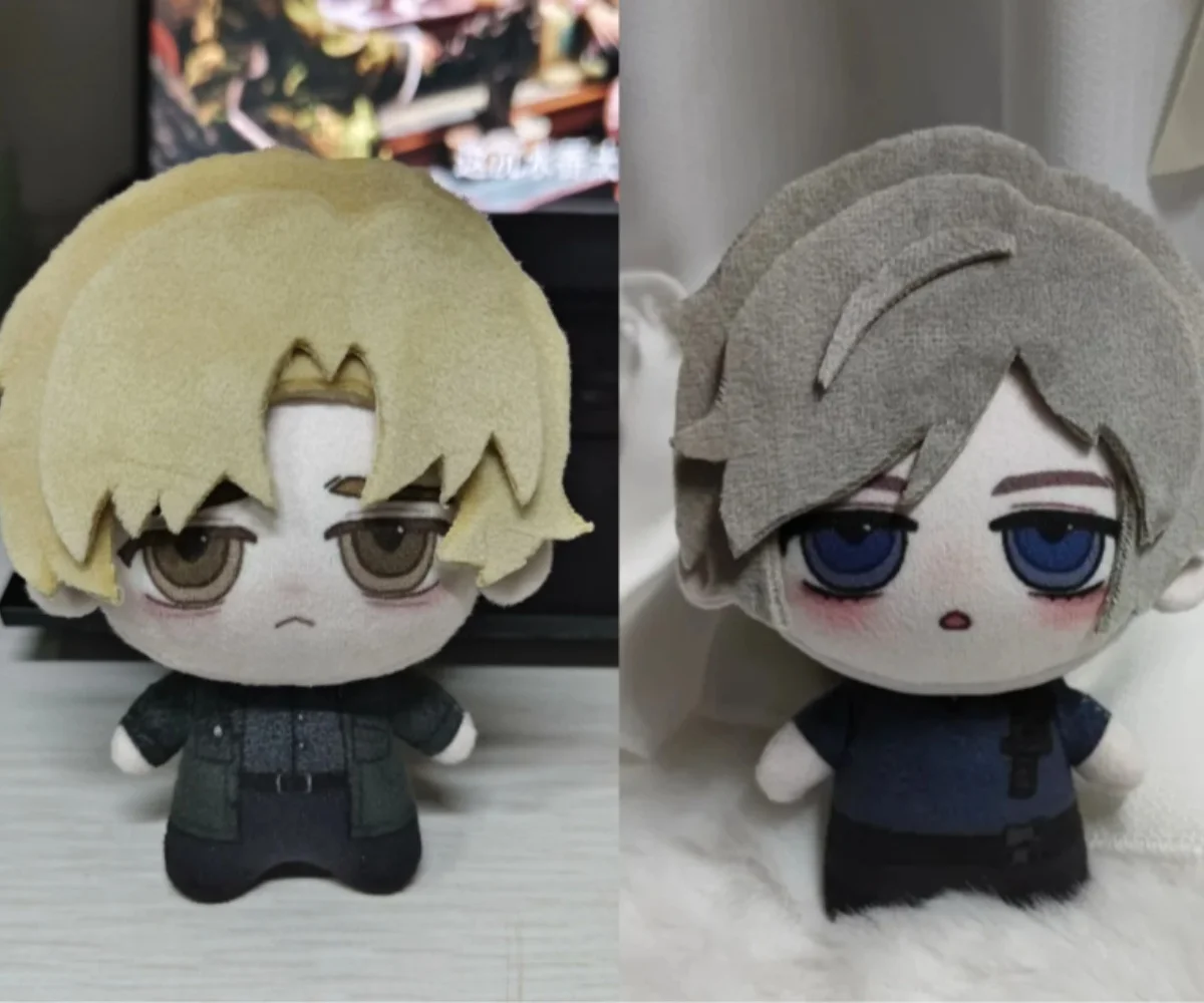 Peluche del Juego Resident Evil 9, Muñeco de Peluche Suave y Adorable del Personaje Leon Scott Kennedy y Ashley, Decoración para Niños, Regalo