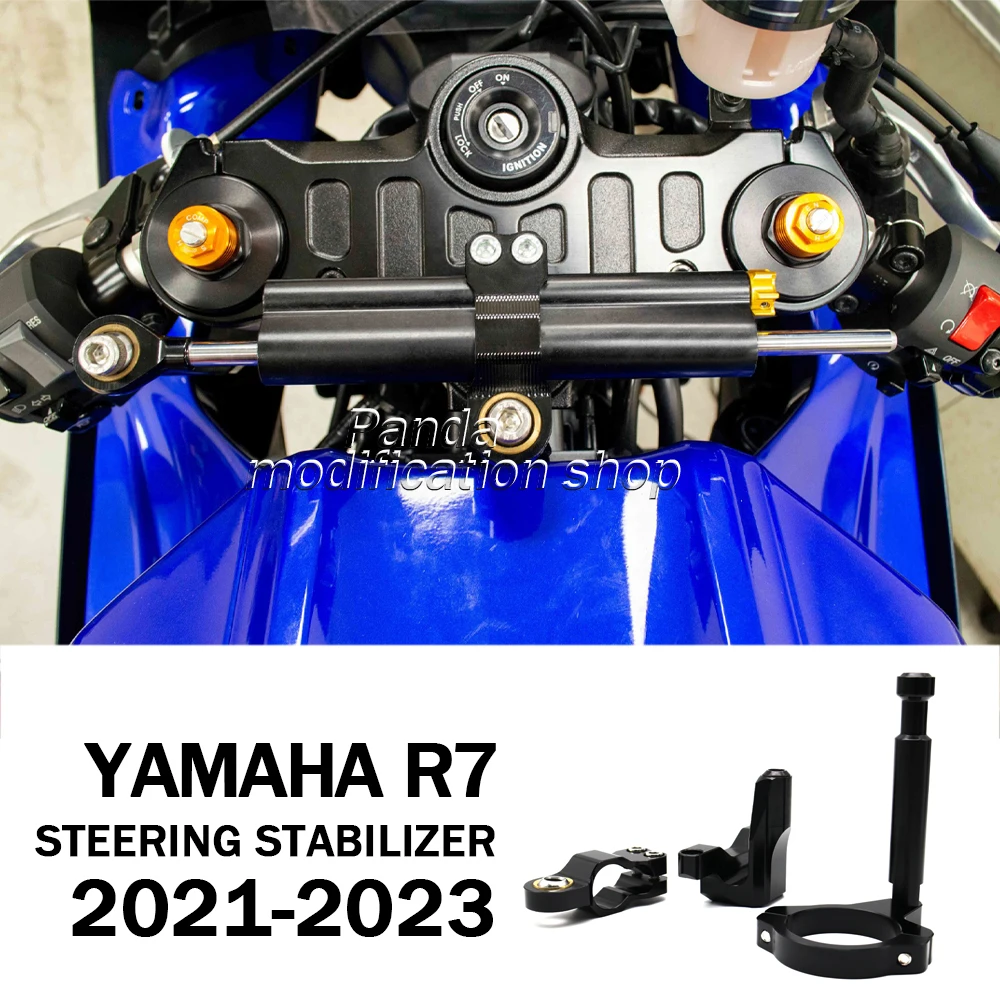 motorcycle for yamaha r7 R 7 2021 2022 2023 accessories Motorcycle Steering Stabilize Damper Bracket  Support Mount Kit part