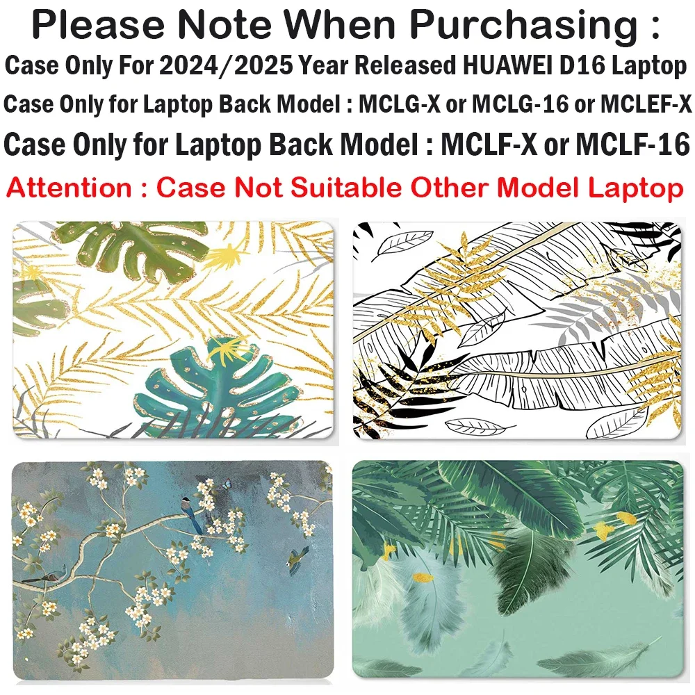 

Чехол для ноутбука MCLF-X для 2025 года выпуска HUAWEI MateBook D 16, 16 дюймов, 2024 Huawei Matebook D16 MCLG-X, аксессуары для ноутбуков