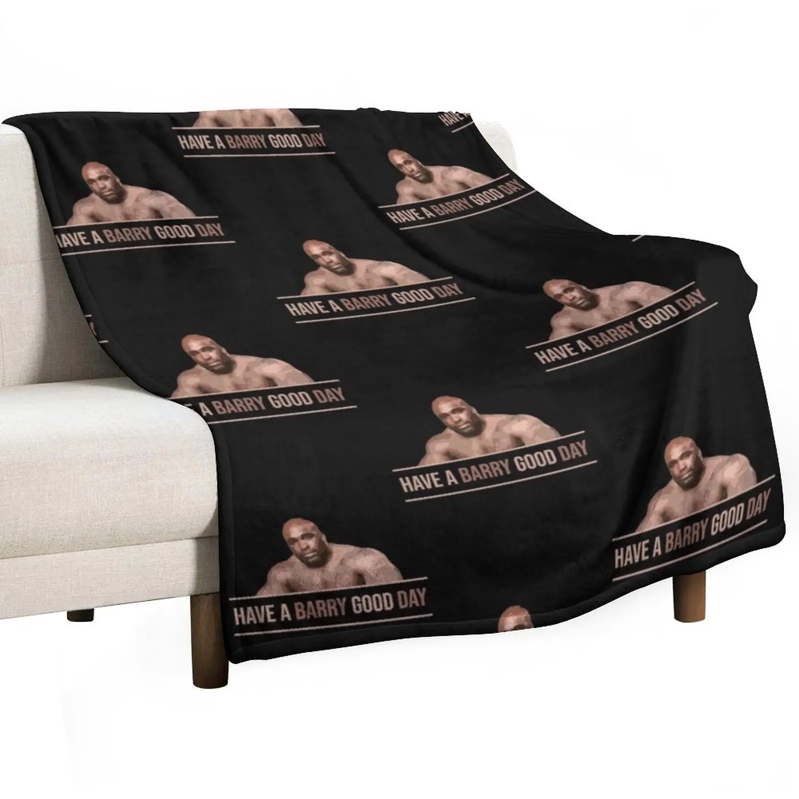 Barry Wood - Have a Barry Good Day Throw Blanket Blankets Sofas Of Decoration Winter beds Kid'S Custom Softest Blankets