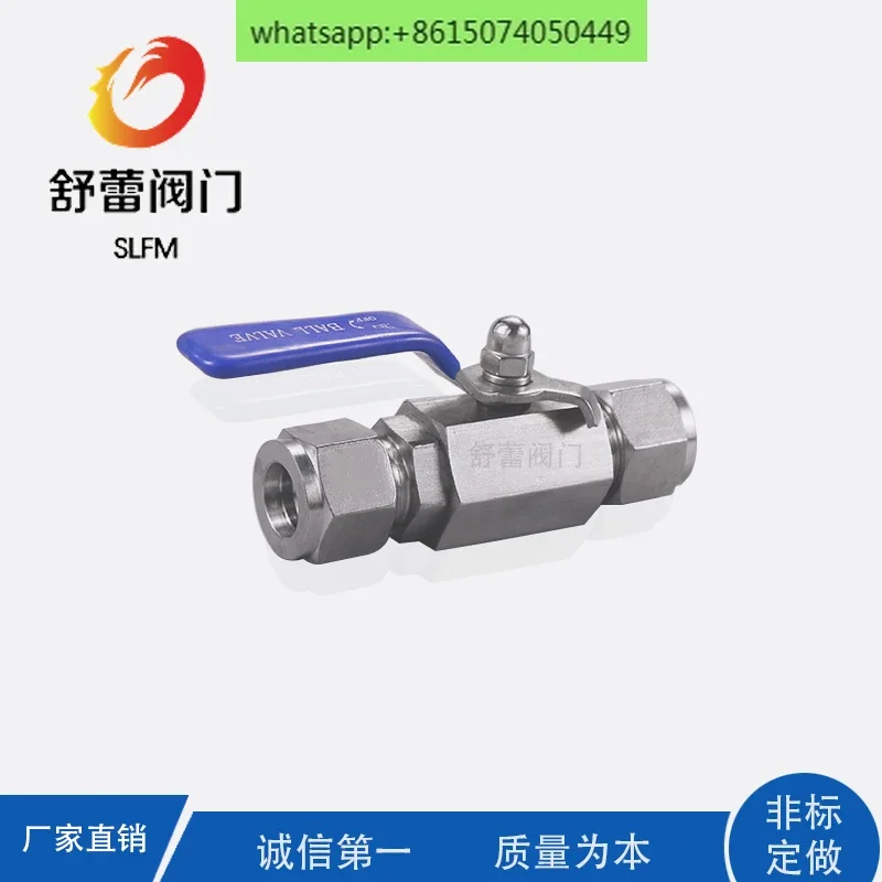 

Нержавеющая сталь 304, QGY1-64P, двухконечный шаровой кран с двойным наконечником, шаровой кран источника газа Q91SA