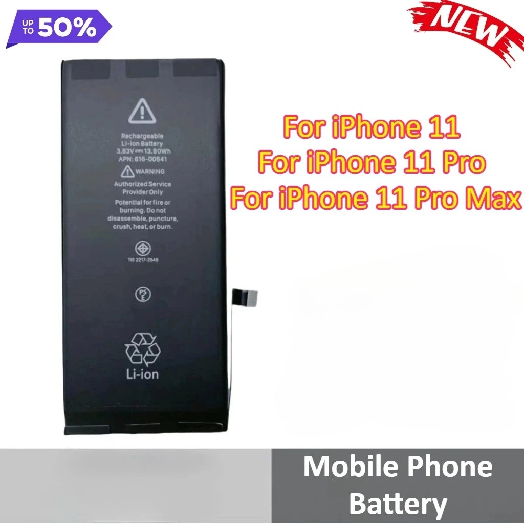 

3110mAh 3046mAh 3969mAh Replacement Lithium Battery for IPhone 11 11Pro 11Pro Max Mobile Phone Battery + Tools