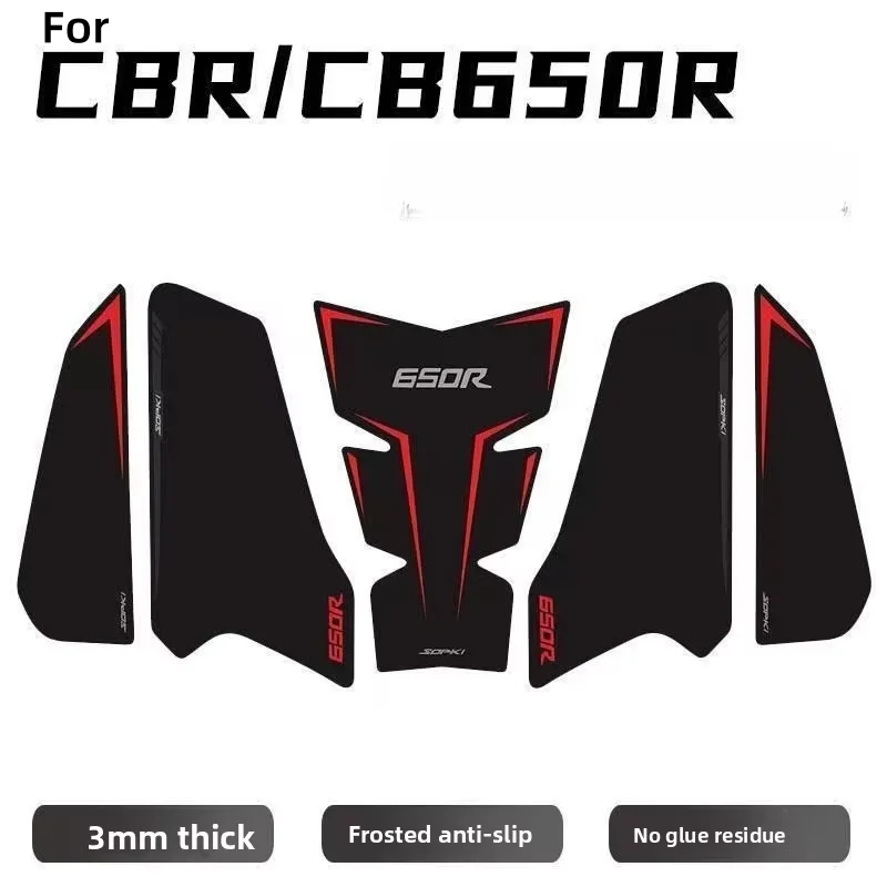 

For Honda CBR650R CB650R CBR CB 650R 2019-2024 Side Fuel Tank Pad Tank Pads Protector Stickers Decal Gas Knee Grip Traction Pad