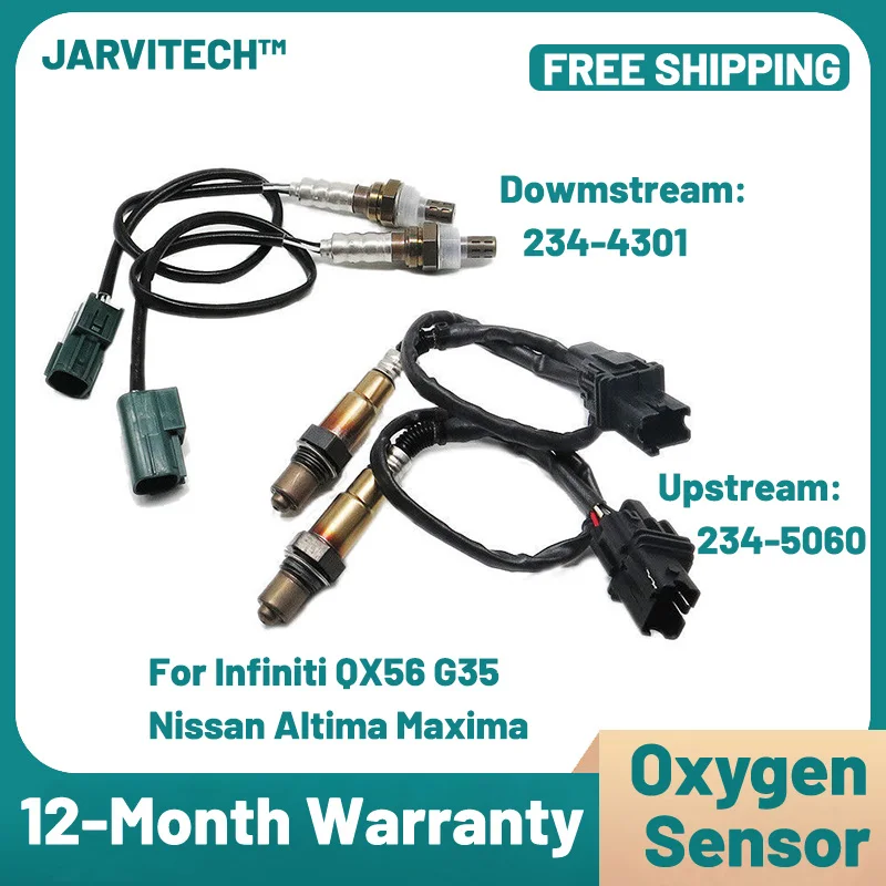 

Oxygen Sensor 234-5060 234-4301 Upstream Downstream Lambda for Nissan Quest Maxima Murano Altima Armada Titan Infiniti QX56