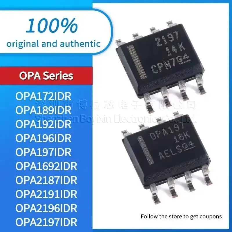 

OPA2172IDR OPA2197IDR OPA2191IDR OPA2187IDR OPA1692IDR OPA197IDR OPA196IDR OPA192IDR OPA189IDR 2172 2196 2172AIDR plastic shell