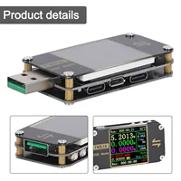 1pc USB Tester FNB38 Current And Voltage Meter USB Tester QC4+ PD3.0 2.0 Fast Charging Protocol 69*30*9.5mm Electrical Equipment