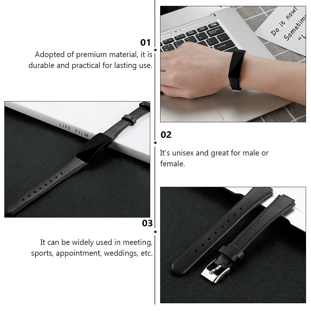 

Watch Strap Durable Replacement Band Comfortable Wristband for Sports Meetings Appointments Stylish Wrist