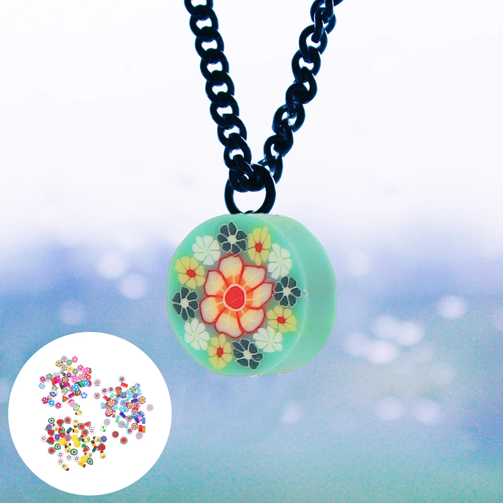 

1 set Soft Clay Bead Charms Creative Craft For Diy Jewelry Making Bracelet Necklace Kids Learning Counting Stringing Spacer