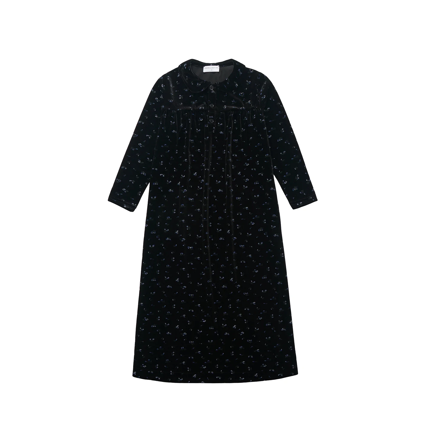 AS AW26 Velour Robe Collection Girls Floral Printing Dress Patchwork Maxi Dress Baby Romper Family Matching Boys Clothing Set image 3