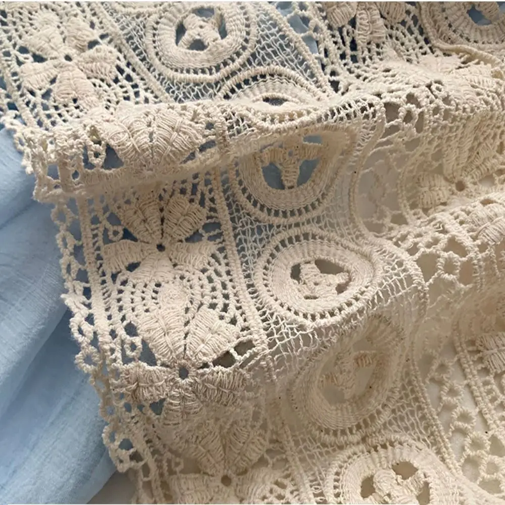 All-match Fake Collar Lace Shawl White Cloak Lace Triangle Scarf Cape Korean Style Flower Scarves Summer