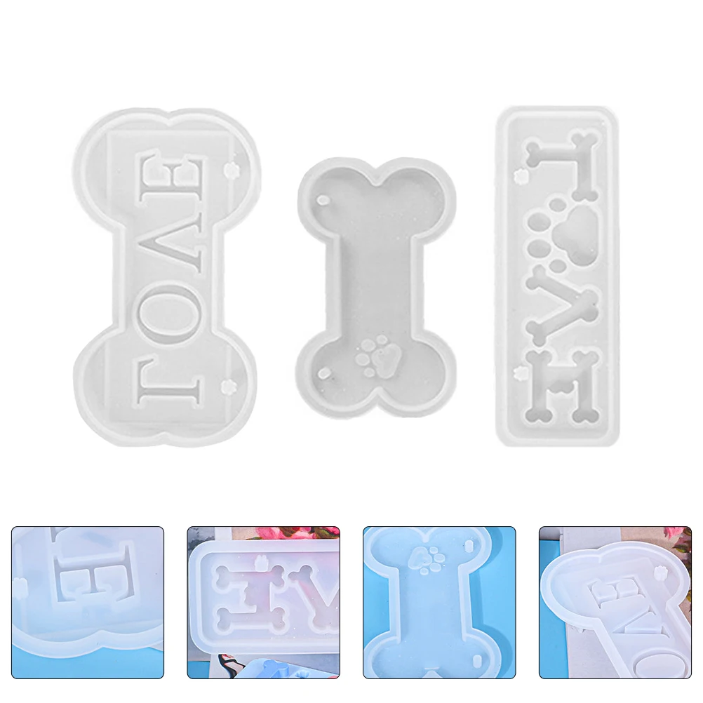

Alphabet Silicone Mold Set Epoxy Resin DIY Bone Casting Molds for Handmade Soaps Candles Tags Easy Clean Reusable