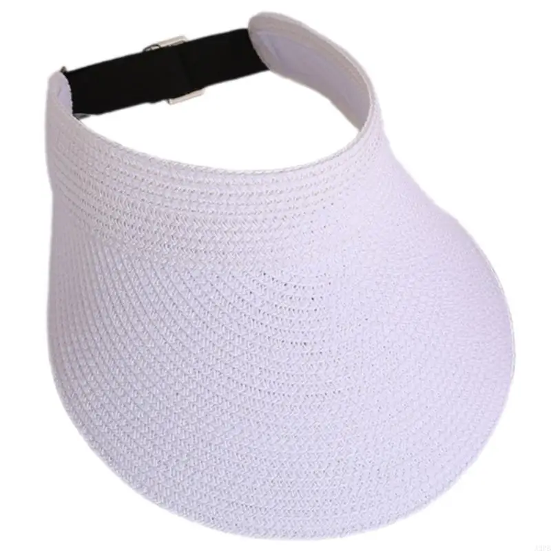 قبعة صيفية عصرية من القش للحماية من الشمس، تصميم رياضي خفيف الوزن للجنسين #2