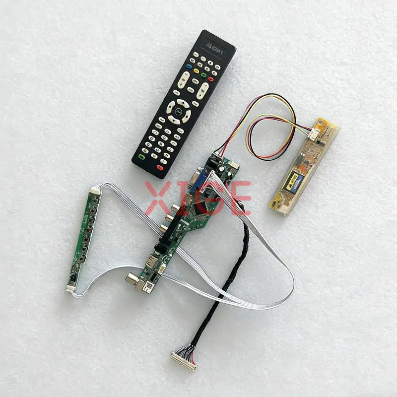 

LCD Monitor Drive Controller Board Fit N154I5 N154I1 N154I2 N154I3 1280*800 1280x800 30 Pins LVDS USB+AV+VGA+HDMI 1-CCFL Kit DIY