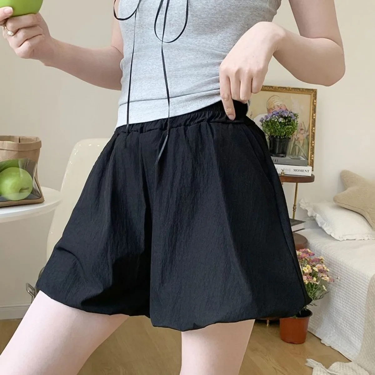 Pantalones bombachos japoneses Lolita para mujer, pantalones cortos de calabaza enagua de verano |   Braga pantalón de protección ropa interior portátil antiespicaduras para JK