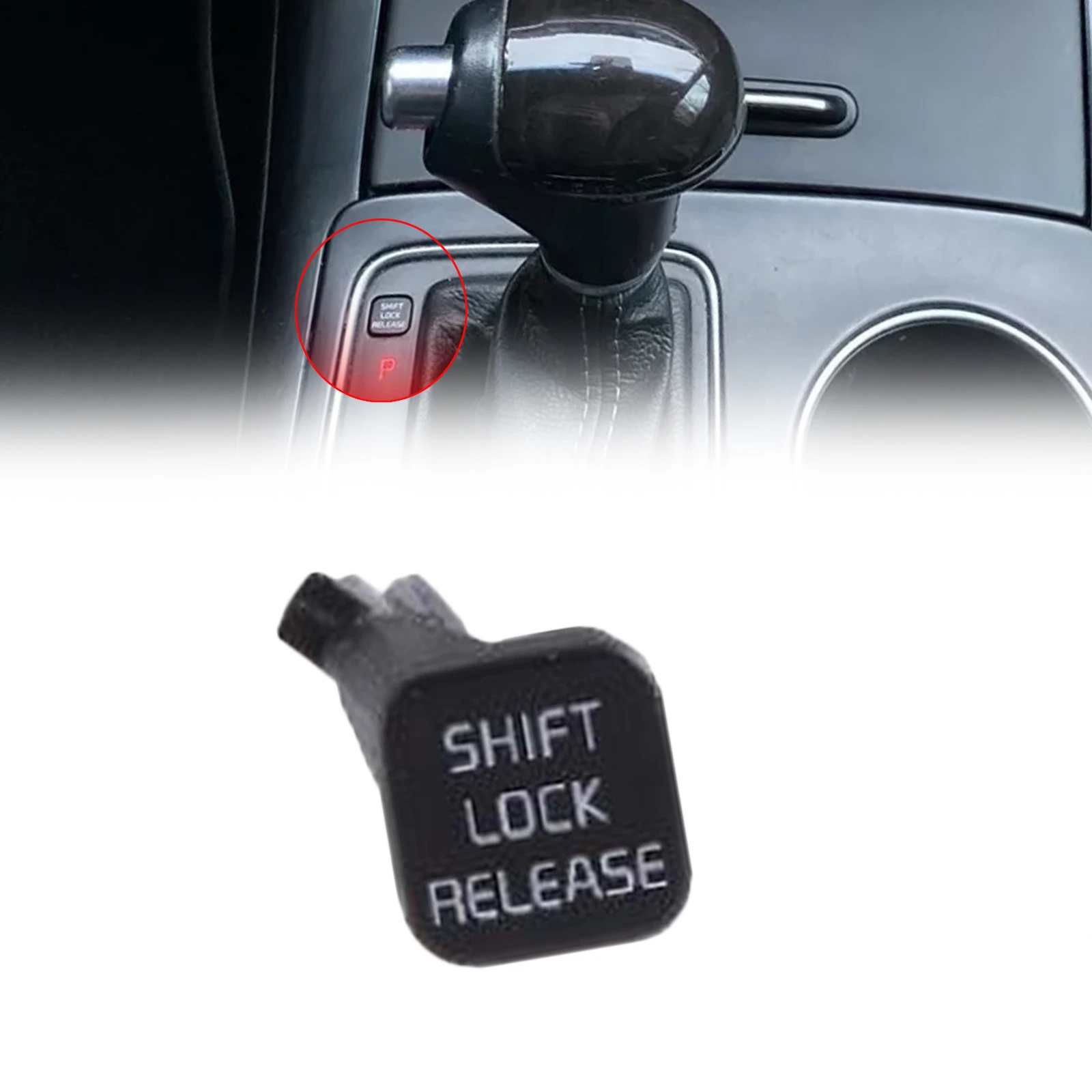 Transmission Shift Release Cover Button Compatible with For Kia For Sorento (16 18) OEM Part Number 84650C5000