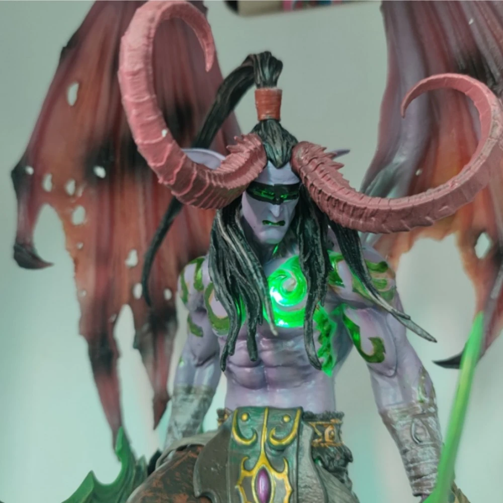 Spot Warcraft Demon Hunter Illidan Yudion Egg Total Action Figure Puppet Halloween Gift Children's Gift