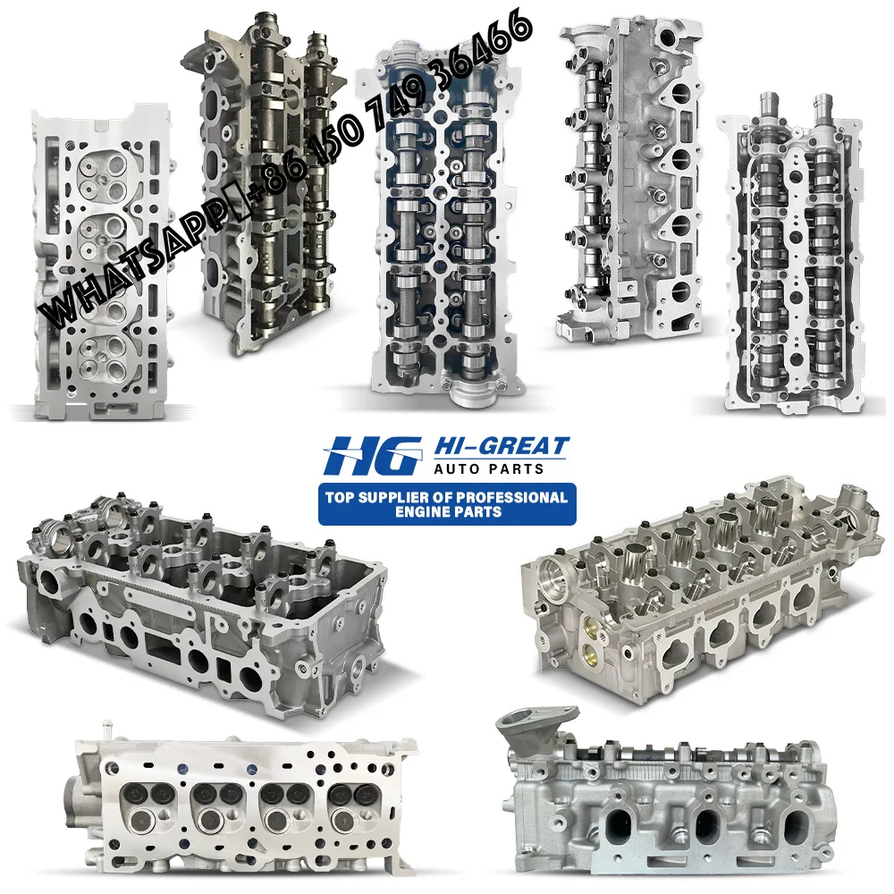 Complete Cylinder Head G4KE G4KF G4KG G4KH G4KJ G4NA G4NB G4NC D4EA D4EB 4D56 D4BH D4BA 4D56T D4CB Engine Motor for Hyundai Kia