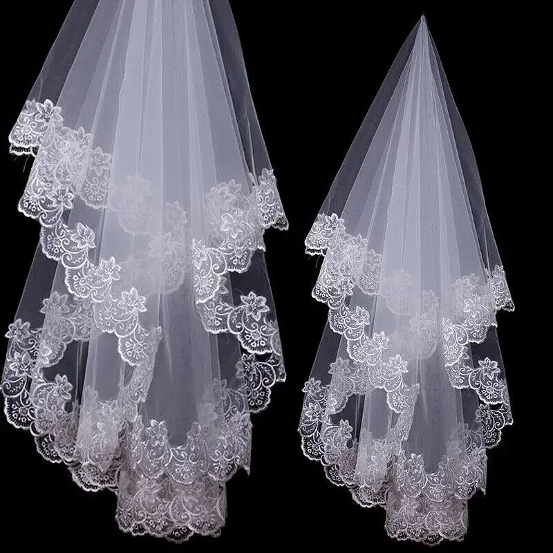 

Romantic Bridal Wedding Party Veil White Women Bride Accessories 2024